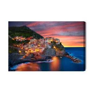 Peinture sur toile Ville De Manarola, Italie – Image 2
