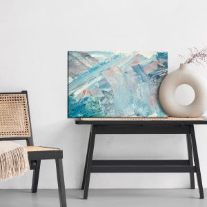 Peinture sur toile Abstraction Multicolore – Image 6