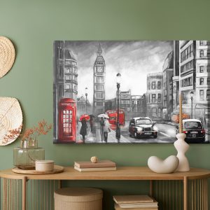 Peinture sur toile Voitures À Londres – Image 5