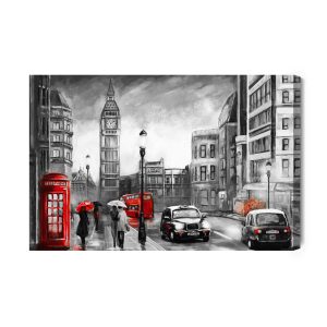Peinture sur toile Voitures À Londres – Image 2