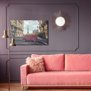 Peinture sur toile Voiture Et Architecture De Paris – Image 4