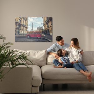 Peinture sur toile Voiture Et Architecture De Paris – Image 7