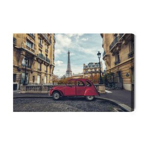 Peinture sur toile Voiture Et Architecture De Paris – Image 2