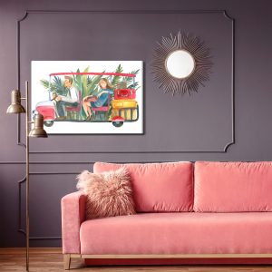 Peinture sur toile Voiture De L'hôtel – Image 4