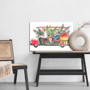 Peinture sur toile Voiture De L'hôtel – Image 6