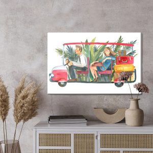 Peinture sur toile Voiture De L'hôtel – Image 3