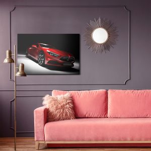 Peinture sur toile Voiture De Sport Rouge – Image 4