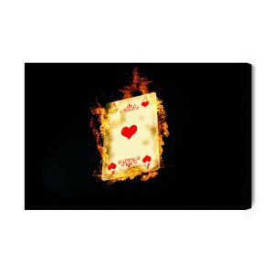 Peinture sur toile As En Flammes – Image 2