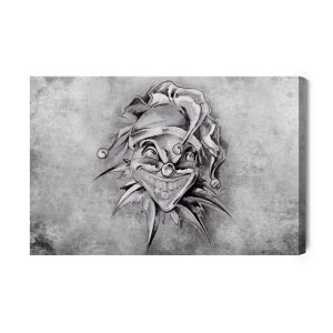 Peinture sur toile Joker Esquissé – Image 2