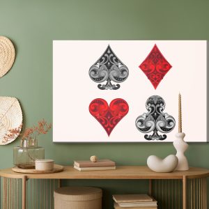 Peinture sur toile Symboles De La Carte – Image 5