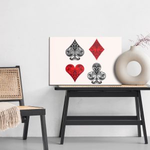 Peinture sur toile Symboles De La Carte – Image 6