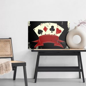Peinture sur toile Symboles De Cartes Vintage – Image 6