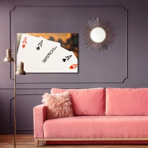 Peinture sur toile Joker Parmi Les As – Image 4
