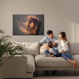 Peinture sur toile As Avec Effet De Feu – Image 7