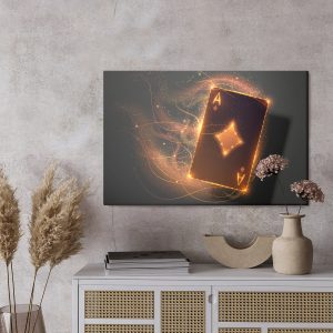 Peinture sur toile As Avec Effet De Feu – Image 3