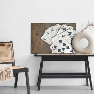 Peinture sur toile Cartes Avec Symboles Noirs – Image 6