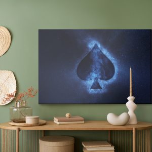 Peinture sur toile Symbole Abstrait De Pique – Image 5