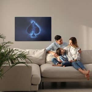 Peinture sur toile Symbole Abstrait De Pique – Image 7