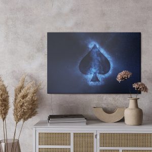 Peinture sur toile Symbole Abstrait De Pique – Image 3