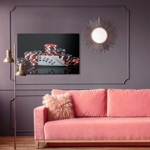 Peinture sur toile Jetons De Poker – Image 4