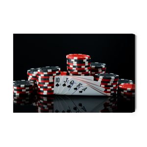 Peinture sur toile Jetons De Poker – Image 2