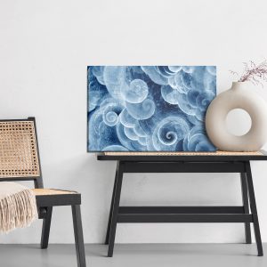 Peinture sur toile Vagues Agitées Abstraites – Image 6