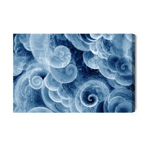 Peinture sur toile Vagues Agitées Abstraites – Image 2