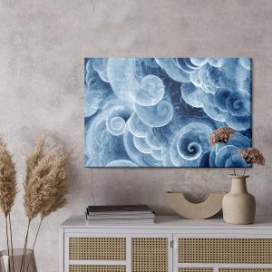 Peinture sur toile Vagues Agitées Abstraites – Image 3