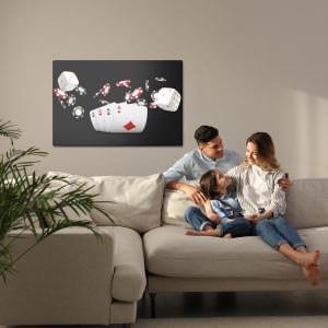 Peinture sur toile As Avec Jetons – Image 7