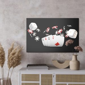 Peinture sur toile As Avec Jetons – Image 3