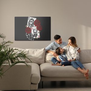 Peinture sur toile Cartes De La Mort – Image 7