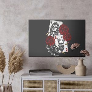 Peinture sur toile Cartes De La Mort – Image 3