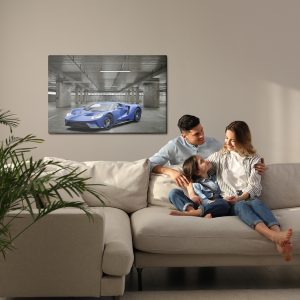 Peinture sur toile Voiture De Sport Dans Le Garage – Image 7