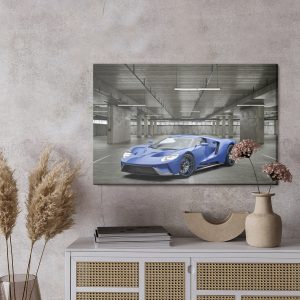 Peinture sur toile Voiture De Sport Dans Le Garage – Image 3