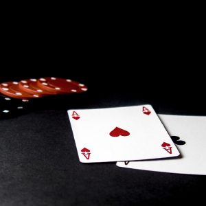 Peinture sur toile Cartes Et Jetons De Poker – Image 1