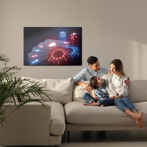 Peinture sur toile Jeu De Néon – Image 7