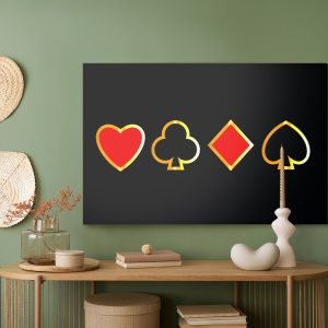 Peinture sur toile Symboles De Cartes Modernes – Image 5