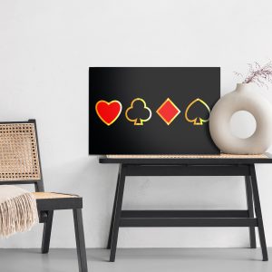 Peinture sur toile Symboles De Cartes Modernes – Image 6