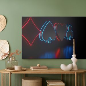 Peinture sur toile Symboles De Cartes Futuristes – Image 5