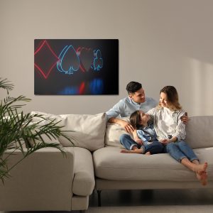 Peinture sur toile Symboles De Cartes Futuristes – Image 7