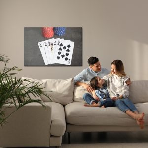 Peinture sur toile Poker Et Jetons – Image 7