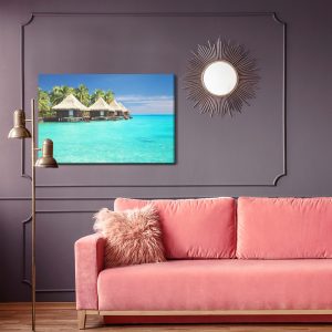 Peinture sur toile Chalets En Bord De Mer – Image 4