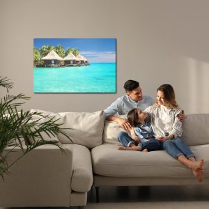 Peinture sur toile Chalets En Bord De Mer – Image 7