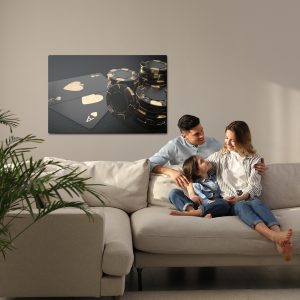 Peinture sur toile Jetons Noirs – Image 7