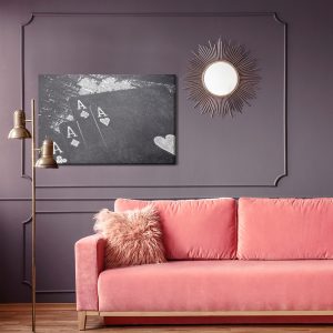 Peinture sur toile Cartes À Jouer Tirées – Image 4