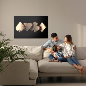 Peinture sur toile Symboles De Carte 3D – Image 7
