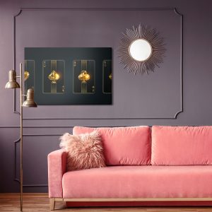 Peinture sur toile Cartes De Poker Noires – Image 4