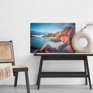 Peinture sur toile Plage Anse Source D'argent – Image 6