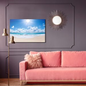 Peinture sur toile Mer Calme Et Plage – Image 4