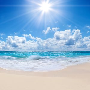 Peinture sur toile Mer Calme Et Plage – Image 1